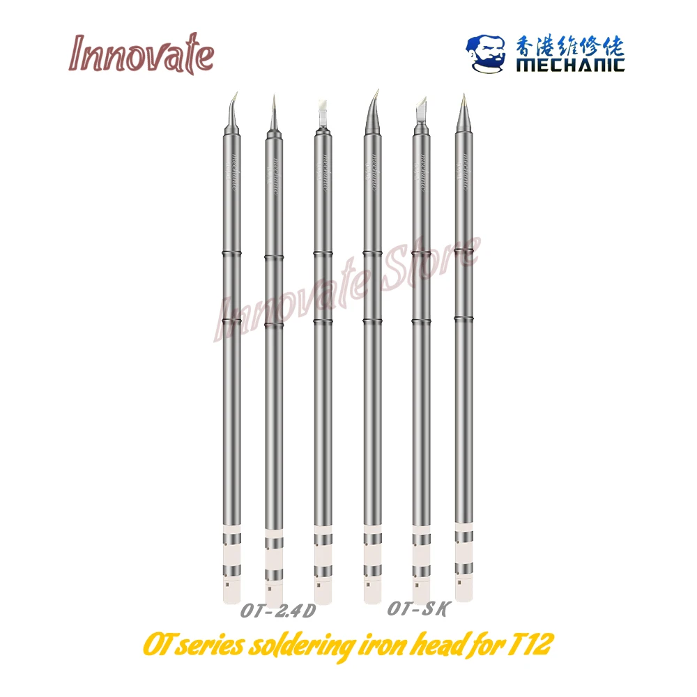 

MECHANIC OT series integrated electric iron tip soldering iron nozzle T-I T-IS T-TI T-TIS T-SK T-2.4D For T12 series