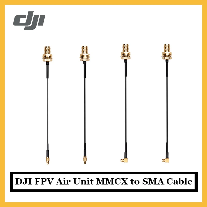 Оригинальный воздушный блок DJI FPV MMCX на SMA кабель прямой колено для серии цифровая