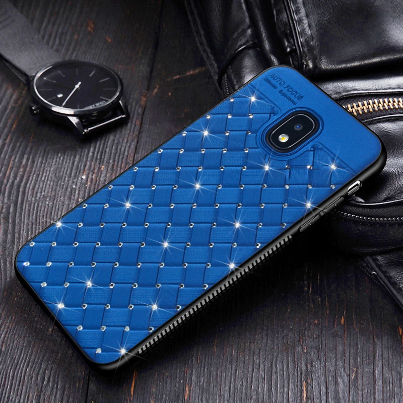 YonLinTan Блестящий 3D чехол с бриллиантами, чехол, чехол для samsung galaxy j3 Pro j330, силиконовый роскошный силиконовый чехол для задней панели телефона s - Цвет: blue