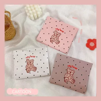 

Bear Tissue Case Box Container PU Leather Cartoon Pattern Home Car Napkin Papers Box Table Decoration