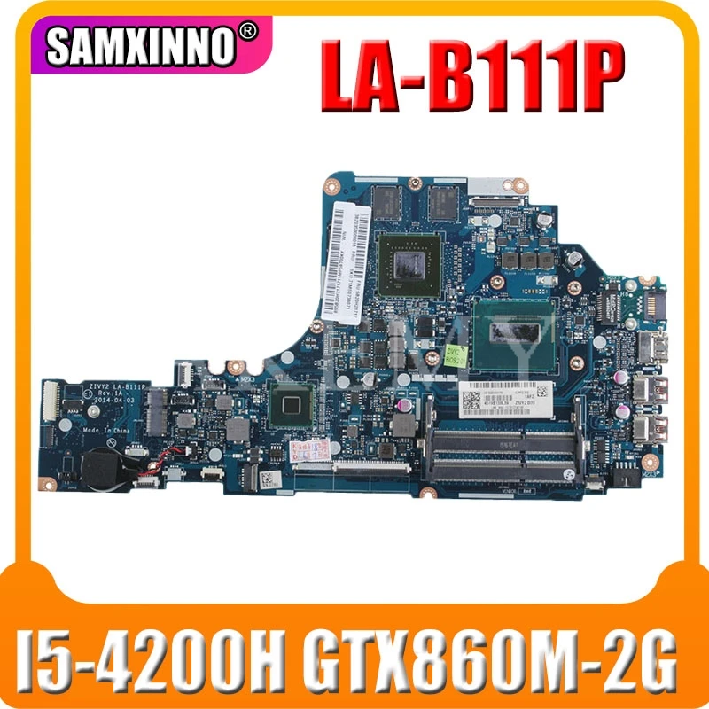 HD LA-B111P Laptop motherboard For Lenovo Y50-70 mainboard original I5-4200H GTX860M-2G | Компьютеры и офис