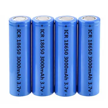 

18650 Battery 3.7V 3000 mAh Lithium Rechargeable Battery for Flashlight Headlight Torch Power Tools Battery DIY Powerbank