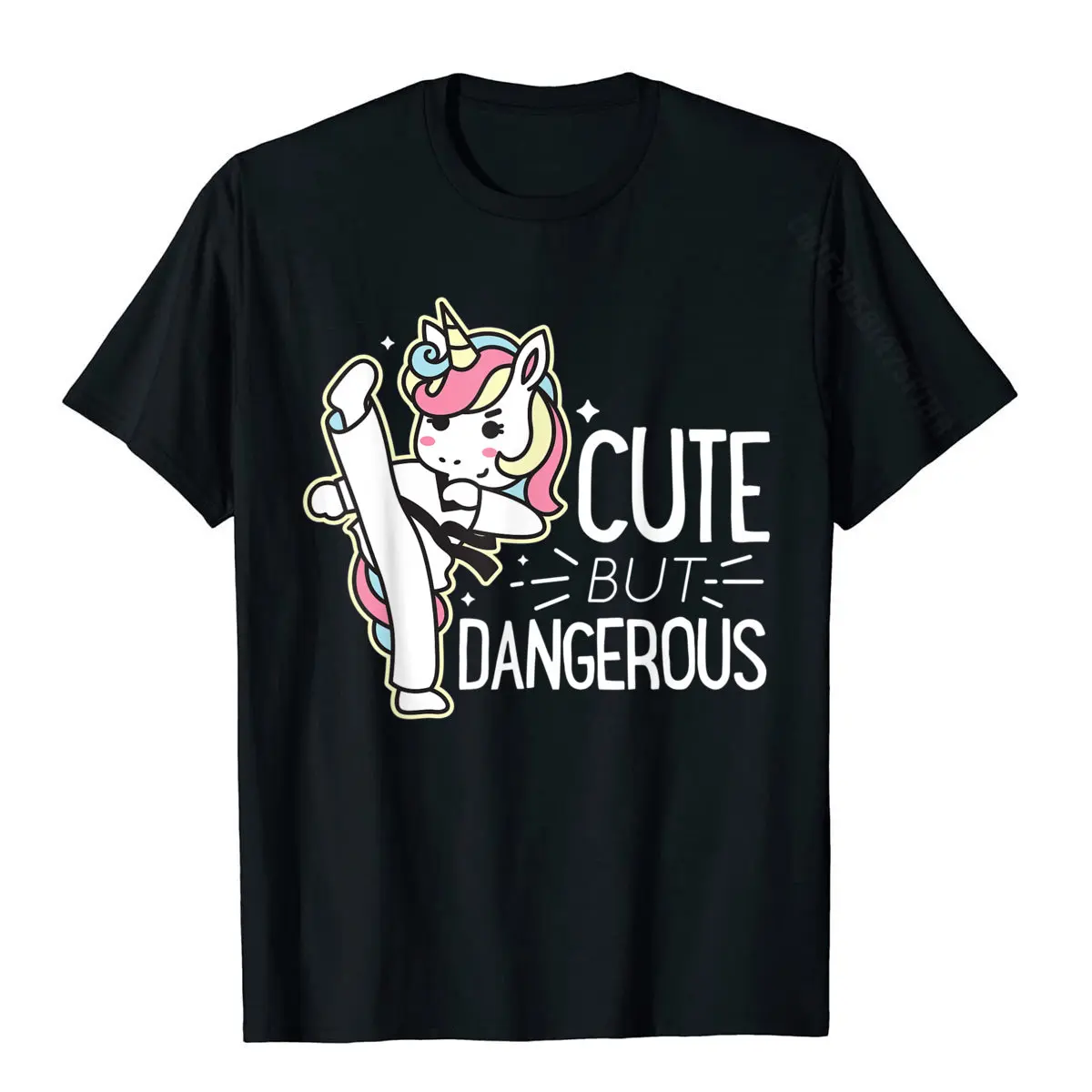 Simple StyleComics Short Sleeve Tops & Tees Autumn Discount Crew Neck 100% Cotton Fabric Tee-Shirt Men Top T-shirts Geek  Cute Dangerous Karate Taekwondo Shirt Funny Gifts T-Shirt__1285 black