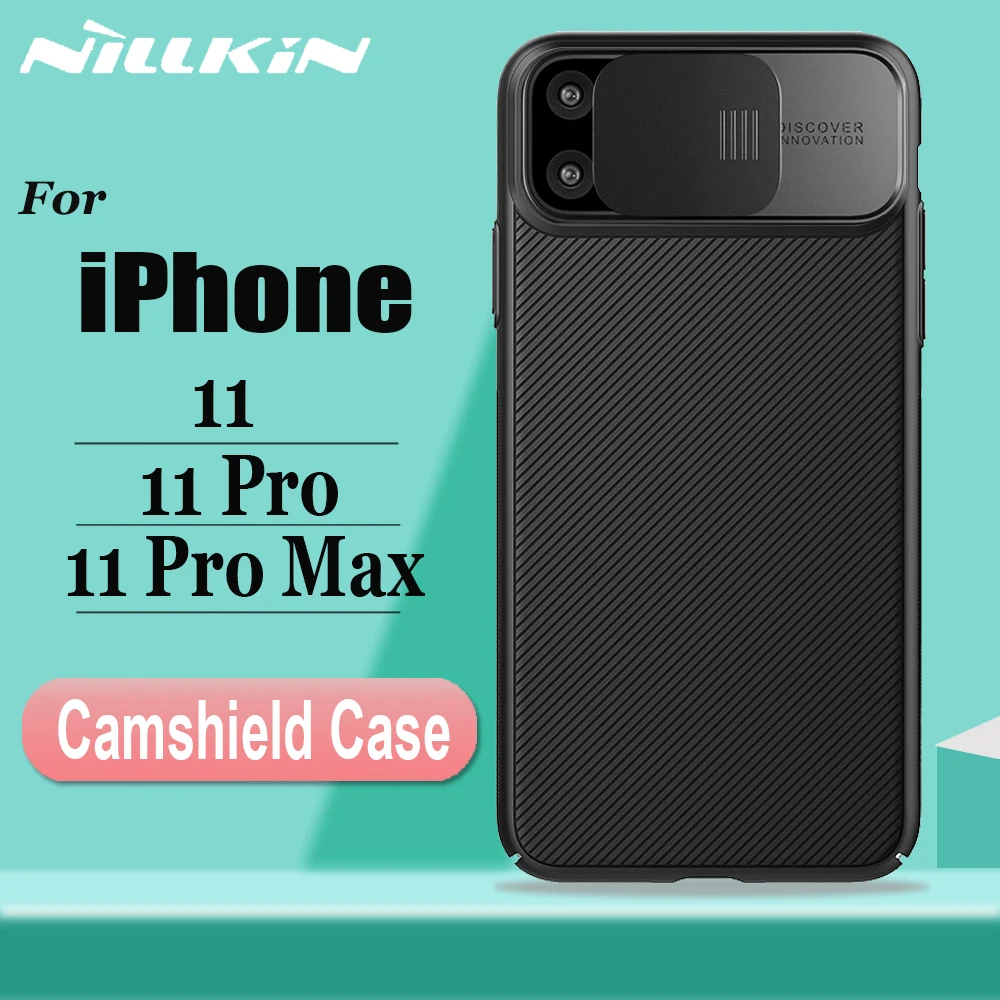 Nillkin для iPhone 11 Pro Max чехол Camshield слайд камера ЗАЩИТА Жесткий PC телефон полное