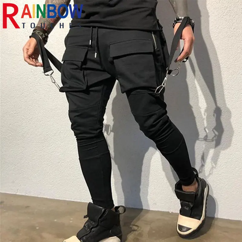 Спортивные мужские эластичные колготки Rainbowtouches поглощающие пот и дышащие для