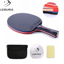 Lemuria углеродное волокно 7,6 Карбо 13 слоев 7,6 WRB CR старшая синяя Губка Ракетки для настольного тенниса два прыща
