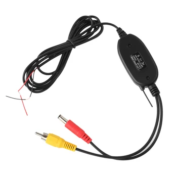 

Hot 2.4G Wireless Color Rear View Video Transmitter Receiver 1.5M for Car Rear Backup Front View Camera Vehicle Monitors