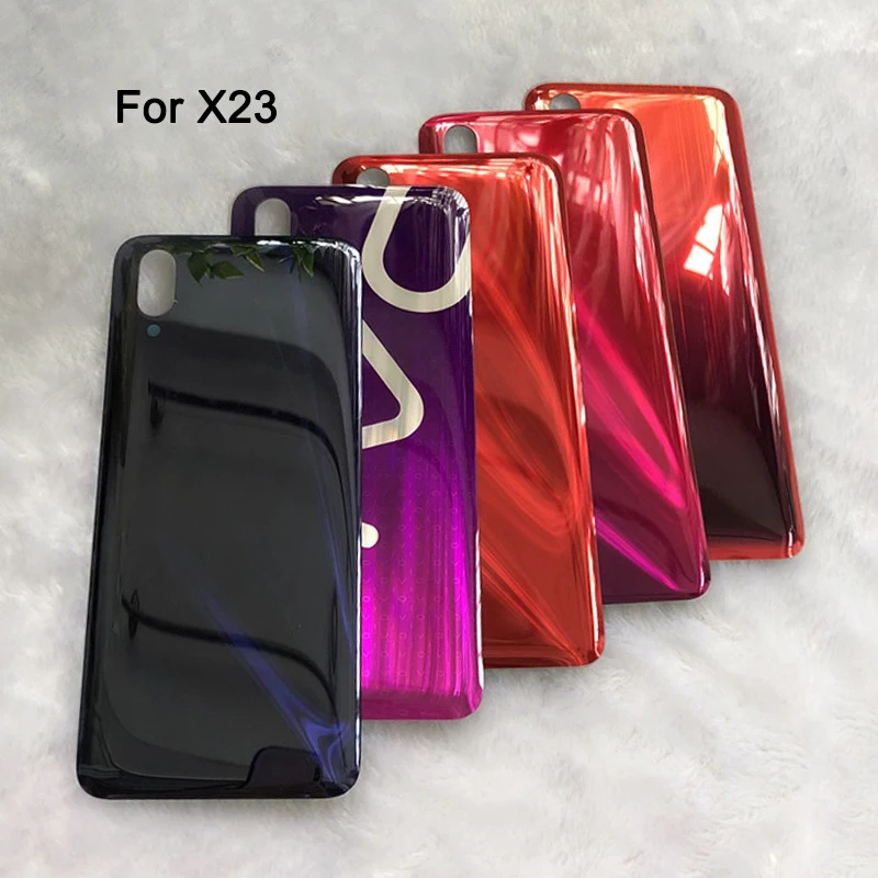 

X23 Back Glass Battery Cover For VIVO X23 X23i Housing 3D Glass Case For VIVO X 23 i Rear Door Back Cover