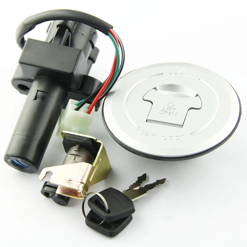 

Motorcycle Fuel Tank Cover Cap Lock With Ignition Switch Lock FOR Honda X4 CB1300 1997-2000