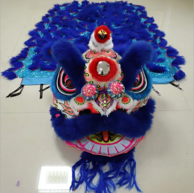 Аутентичные костюмы для танца льва, традиционный китайский танец льва