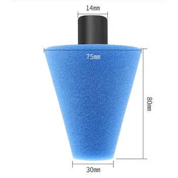 

4x Polishing wheel Burnishing Sponge Polishing Shaped For Car Wheel Hub