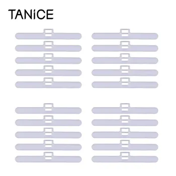 

TANiCE 20 Pcs Top Hangers for Vertical Blind Vertical Blind Clips Top Hangers Fit For 3.5in / 89mm Slats Double Slot Type