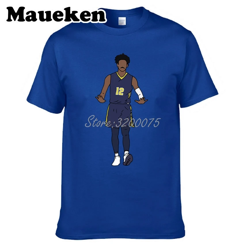 Мужская футболка Ja Morant 12 одежда футболка мужская футболка для фанатов Memphis футболка с круглым вырезом W19101922 - Цвет: 23