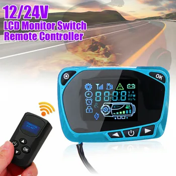

LCD Thermostat Display Switch W/Remote Controller For Diesel Air Heater 12/24V Brand New And High Quality