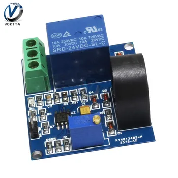 

DC 5V 12V 24V Relays AC Current Detection Sensor Module 5A Overcurrent Protection Switch Sensor Board