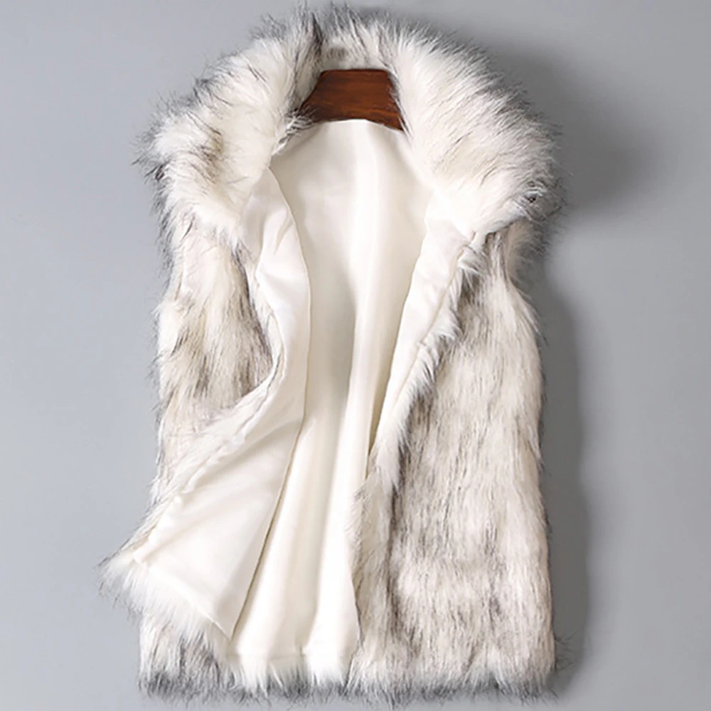 faux fur vest