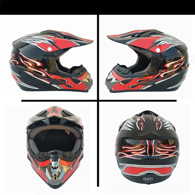 Откидной мотоциклетный шлем детский шлем для мотокросса внедорожный шлем ATV Dirt bike горные MTB DH гоночный шлем