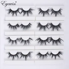 Eyewin, накладные ресницы 5D, норковые ресницы, настоящая норка и безжалостные ресницы, многоразовые ресницы, 25 мм, накладные ресницы, макияж