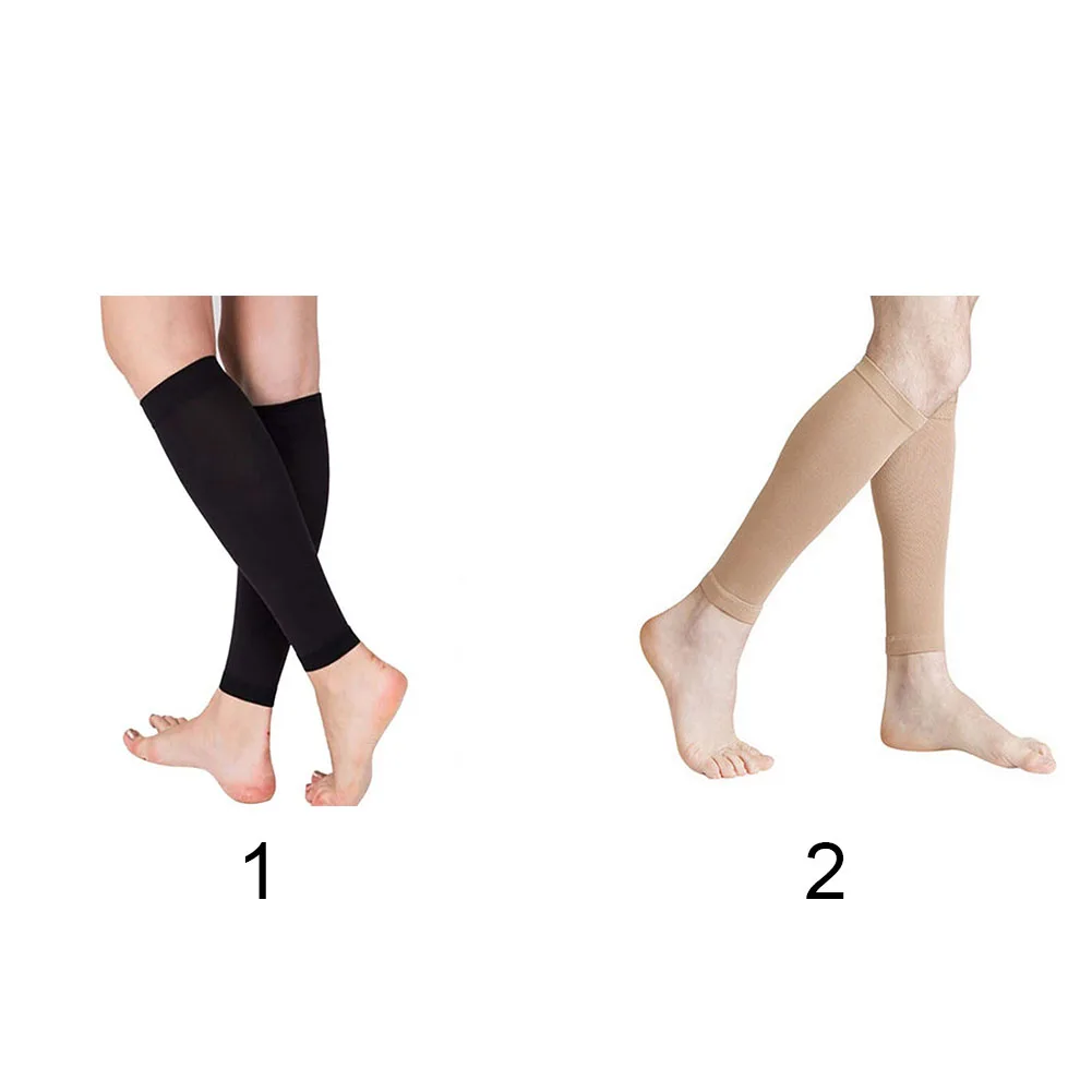 Стрейч Компрессионные носки с градуированным распределением колена высокие ортопедические носки твердое давление циркуляции носки стрейч икры поддержки носки