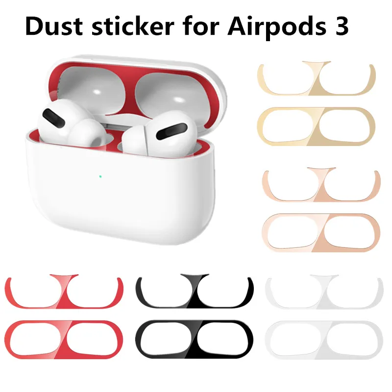 Пылезащитный чехол для AirPods 3 Apple Pro наклейка на Защитная пленка наушников с