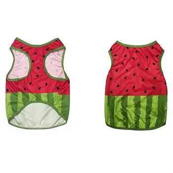 

1Pc Adorable Pet Cooling Clothes Cute Pet Dog Vest Watermelon Pattern Puppy T-Shirt Dog Summer Clothes (Size M-XL)