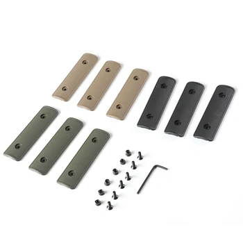 

Tactical 4 inch Polymer Keymod Rail 3 Color Key Mod Protectors Polymer Set Rifle Hunting Accessory HT37-0059