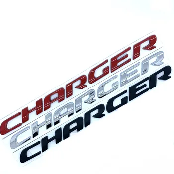 

10pcs Emblem Badge Rear Trunk Lid Emblem Metal Logo Badge Sign 3D Metal Car Auto Sticker For Dodge Charger SRT R/T Hellcat