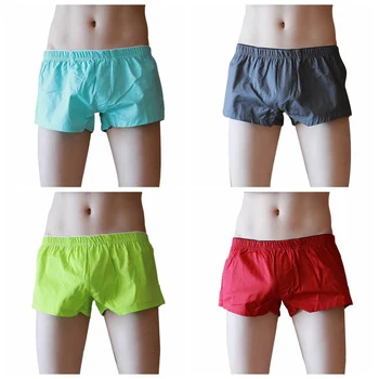 

2019 Pouch Panties Men Comfy Loose Breathable Boxer Men's Simple Underpants Sexy Male Boxers