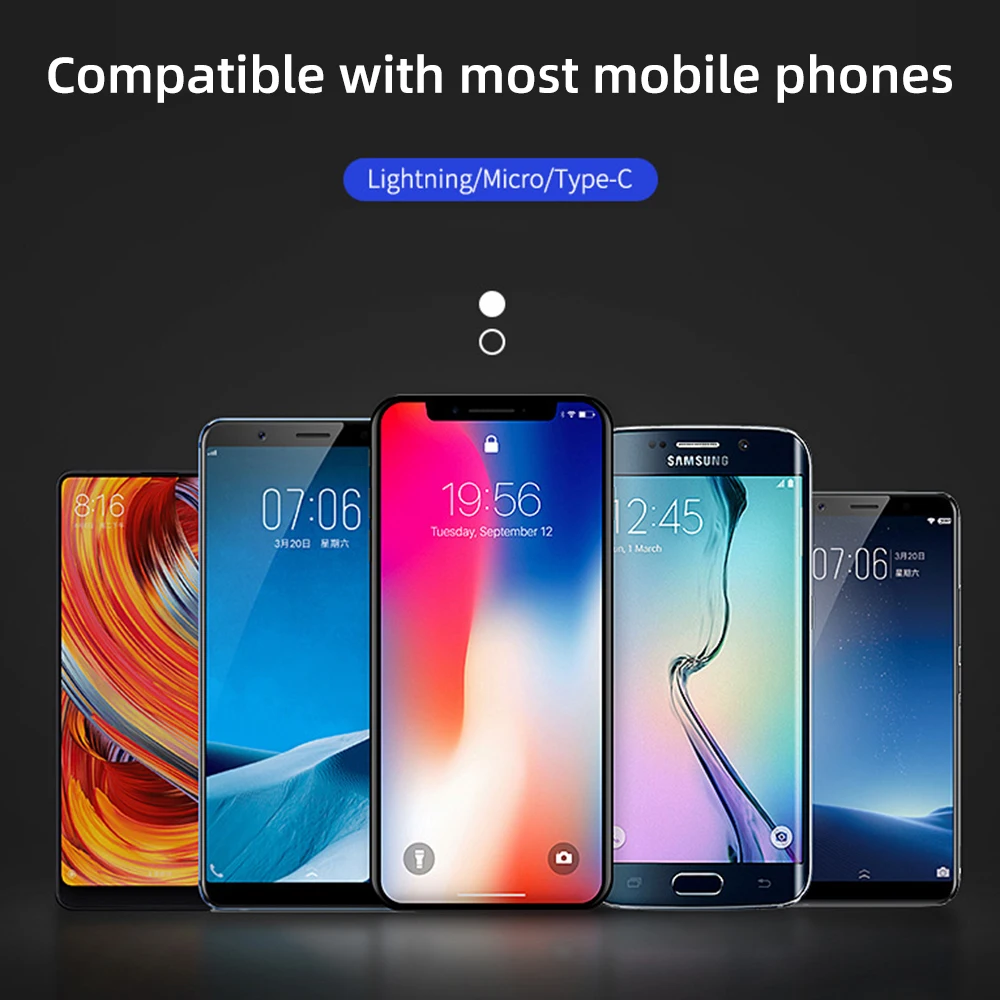 FDBRO 2.4A Smart power Off usb type C светодиодный кабель быстрое зарядное устройство type-c кабель для samsung S10 S9 Note 9 Oneplus 6t USB-C кабель usbc