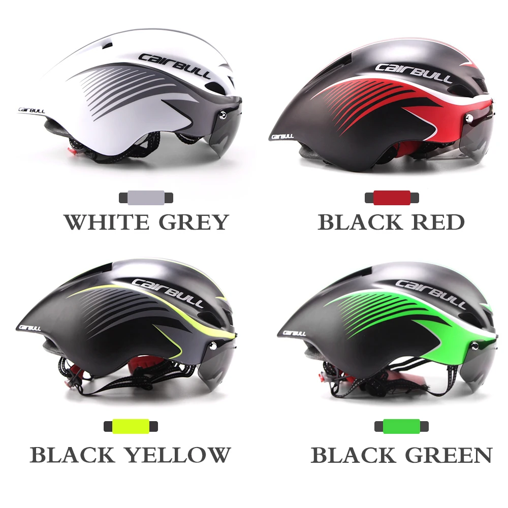 

CAIRBULL Stylish Adult Road Bike Helmet Adjustable Outdoor Sports Cycling Helmet In-mold Adult Bicycle Helmets with Goggle Lens