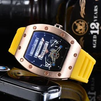 

21 colors Luxury AAA RM Men Waterproof Watch date Male Richard Watches Automatic Man Wristwatches Clock Gift Best Gifts for Men