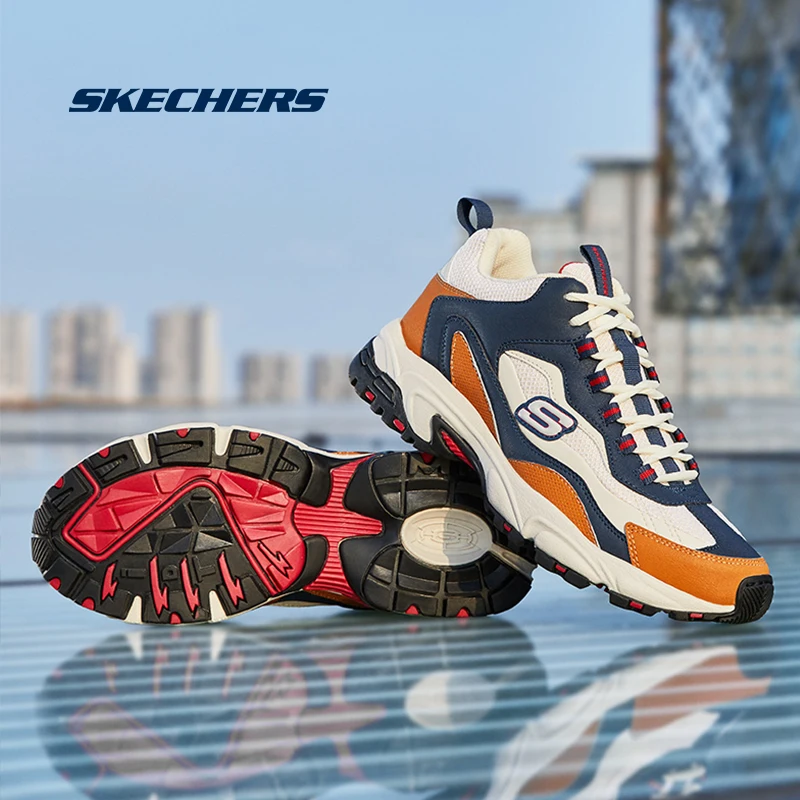 Skechers/мужские кроссовки; Новое поступление; зимняя повседневная обувь; Мужская Спортивная обувь на платформе; zapatillas hombre; 51918-NVMT