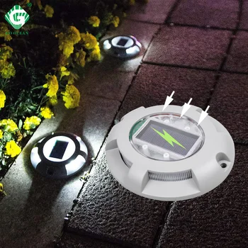 

LED Solar Deck Light Underground Buried Lamp Outdoor Waterproof Road for Step Sidewalk Stair Garden Ground Pathway Yard Lighting