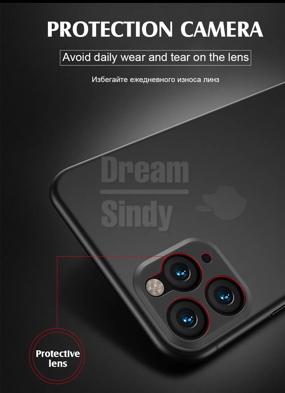 Роскошный ультра тонкий матовый чехол 0,2 мм для iPhone 11 Pro XS Max XR XS X чехол для iPhone 6 6s 7 8 Plus PC противоударный чехол