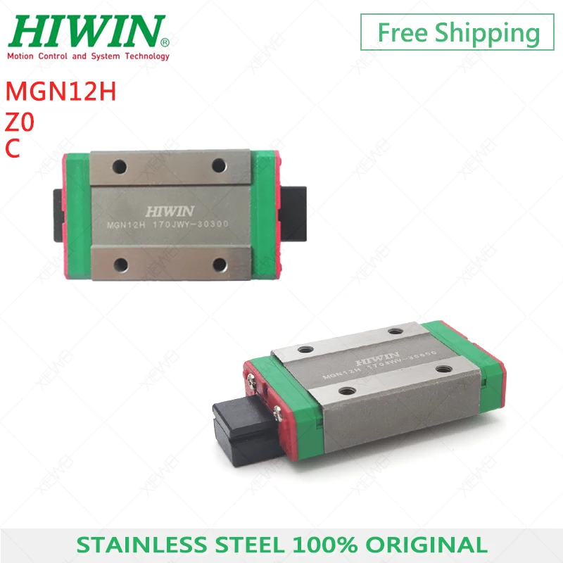 Бесплатная доставка длинные блочные каретки HIWIN MGN12H серии MGN12 детали для 3D