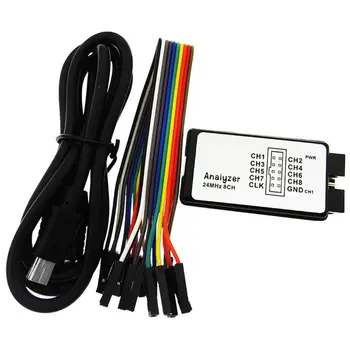 

USB Logic SCM 24MHz 8 Channel 24M/seconds Logic Analyzer Debugger for ARM FPGA Logic Analyzer Logic 8CH
