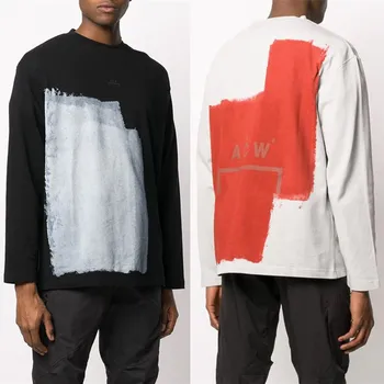 

Industrial Style A COLD WALL* Long Sleeve T-shirt Men Women Cotton ACW Tee Paint Printing Graffiti A-COLD-WALL T shirt