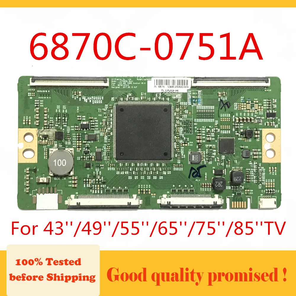 6870C-0751A T CON Board 6870C0751A пластина для SONY LG TV Logic Tcon Original Display Equipment 6870C 0751A | Электроника