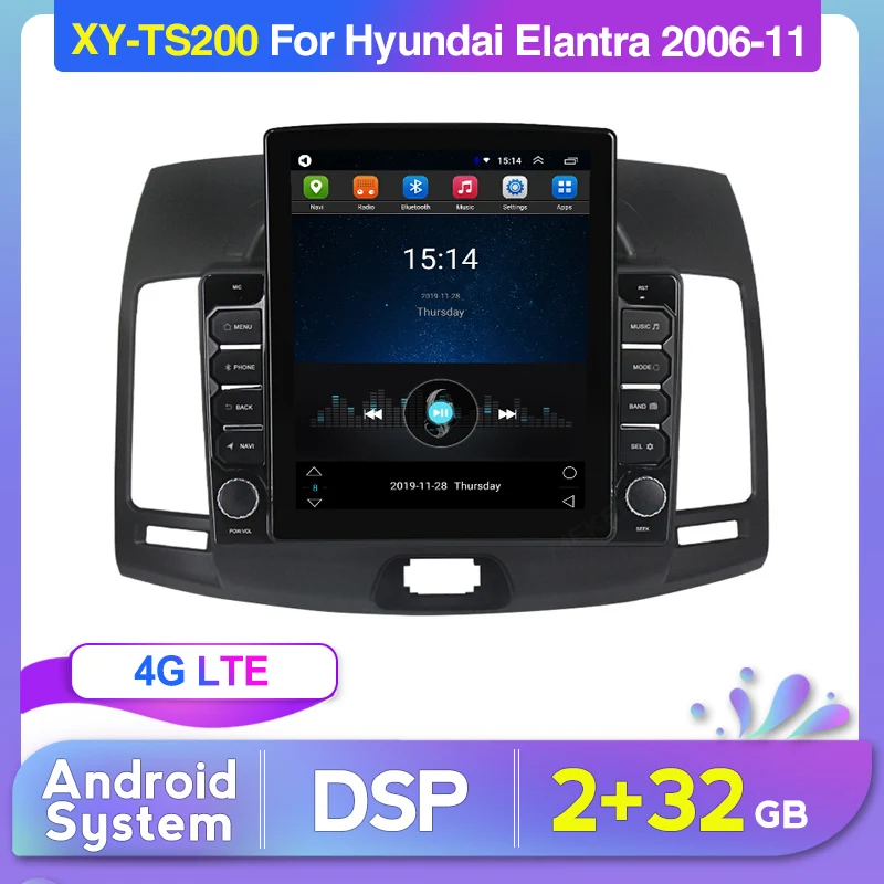 Автомобильный мультимедийный плеер 4G LTE RDS HD вертикальный экран Tesla Android радио