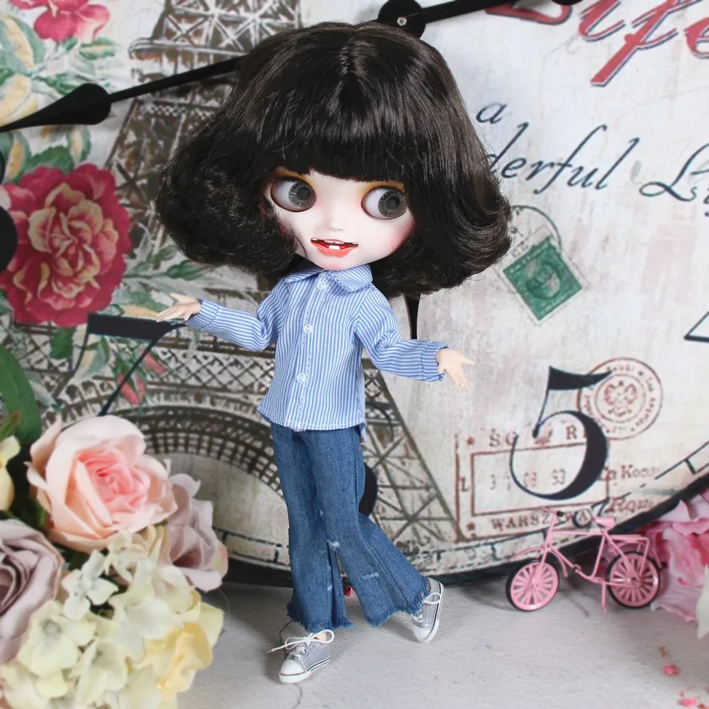 ICY 1/6 Blyth Кукла под заказ № BL950 белая кожа и соединение тела с открытым ртом матовое лицо для девочки Подарочная игрушка