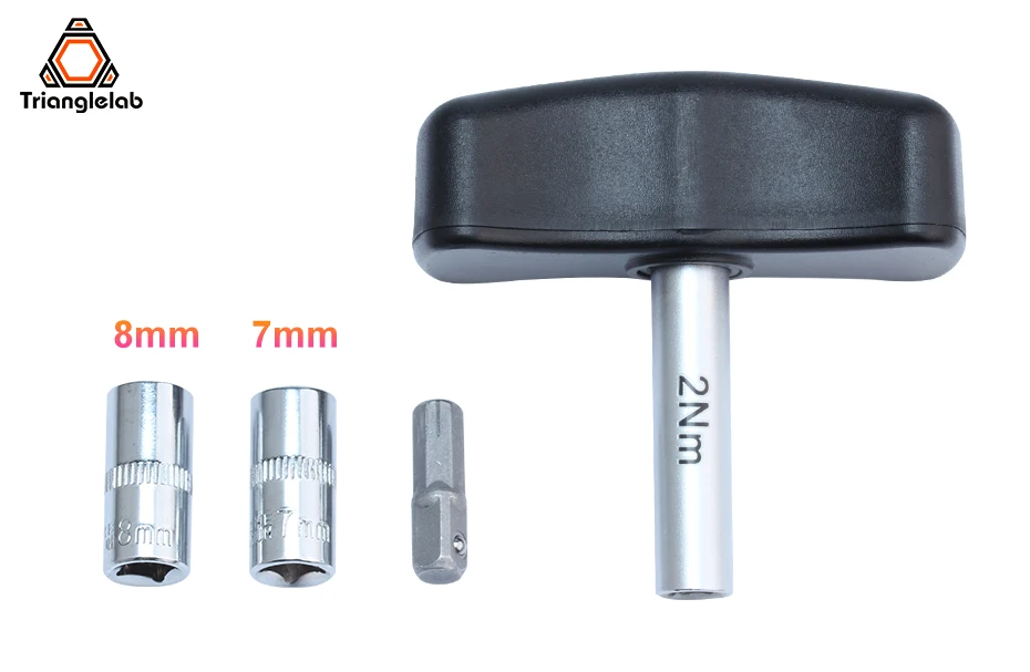 de torque-7mm 8mm para bocal de impressora 3d v6 vulcão mk8