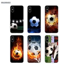 Прозрачные мягкие чехлы для Xiaomi Mi A1 A2 A3 9 SE 9t Lite Redmi 7A Note 4X 5 8 Pro Soccer Ball Sports(China)