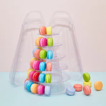 

4/6 Layer Macarons Display Tower Cupcake Tower Holder Tiered Serving Stand Cake Tower Wedding Display Stand For Party Decor