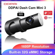 DDPAI דאש מצלמת מיני 3 1600P HD Dvr רכב מצלמה Mini3 אוטומטי כונן רכב וידאו Recroder 2K אנדרואיד wifi חכם 24H חניה מצלמה
