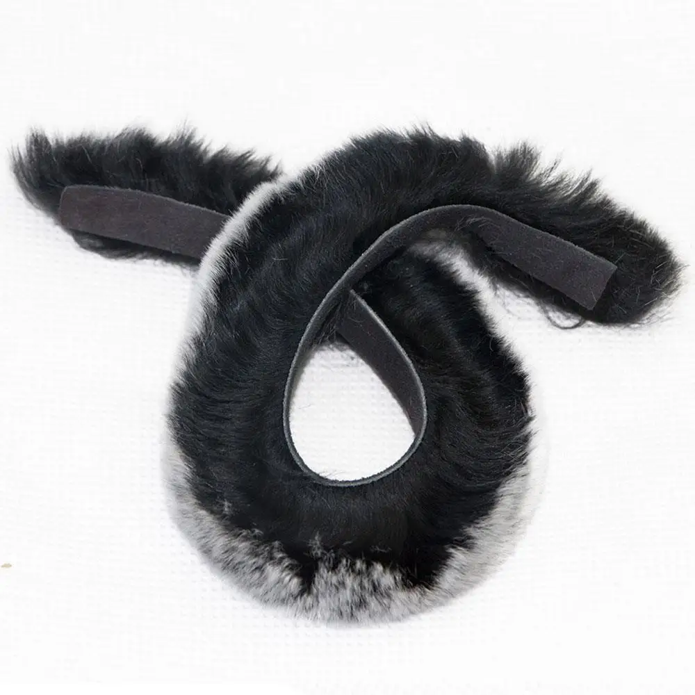 Лук амортизатор мягкий черный серый из кроличьей шерсти стрела для стрельбы лука