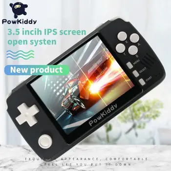 

Powkiddy q80 Retro video Game Console Handset 3.5 "IPS Screen Built-in 1000+Games Open System PS1 Simulator 16G Memory NEW games