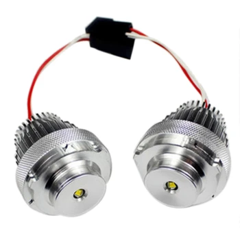 

2Pcs Car LED Daytime Running Bulb Angel Eye Headlight Suitable for -BMW E60 E61