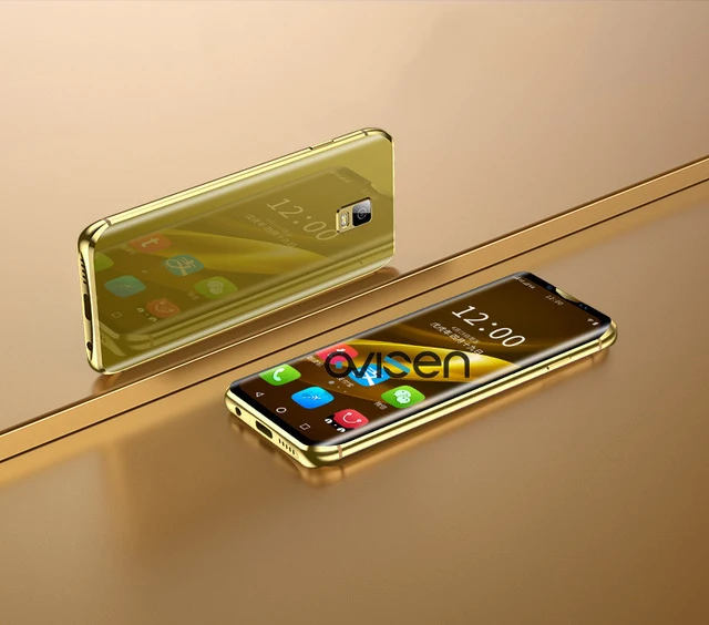 gold K-Touch i10S маленькие сотовые телефоны разблокированный мини-смартфон android 6,0 Google Play мобильные телефоны четырехъядерный 3 ГБ+ 32 Гб id лица 8МП - Цвет: gold