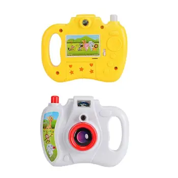 

Cartoon Simulation Eight Light Patterns Projection Camera Projection Camera Kids Educational Toys Gift For Children Random Color