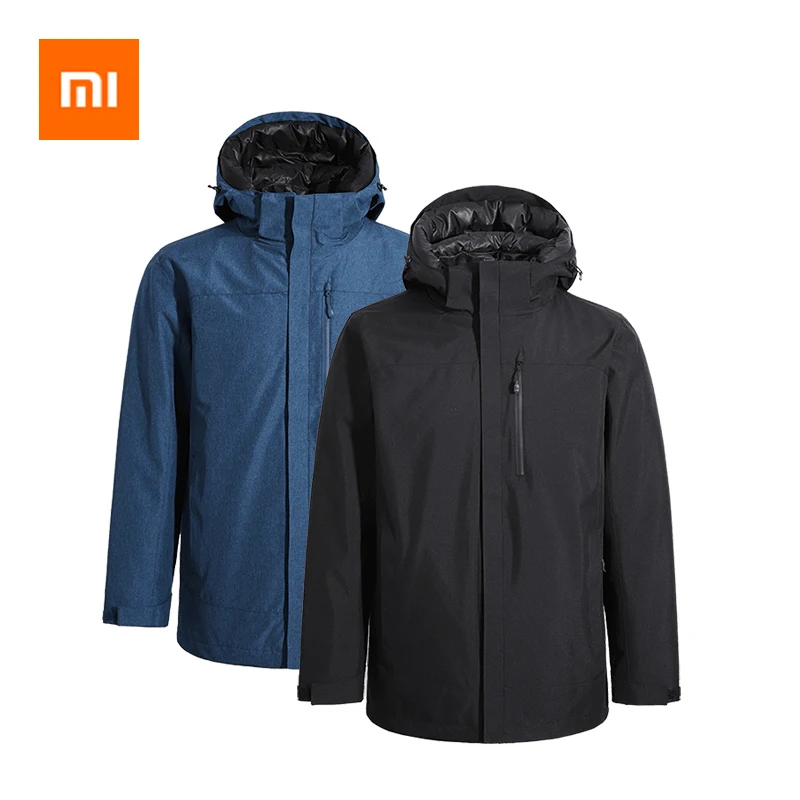 Мужской пуховик Xiaomi 3 в 1 с температурным контролем перегородка на заднюю часть